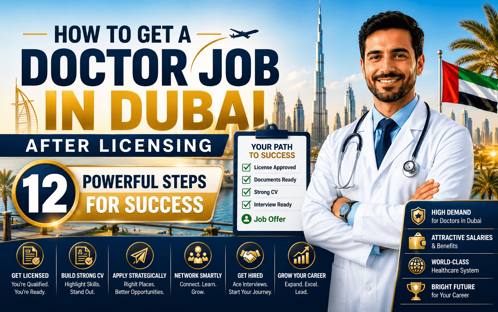 How Doctors Can Find a Job in Dubai After Licensing