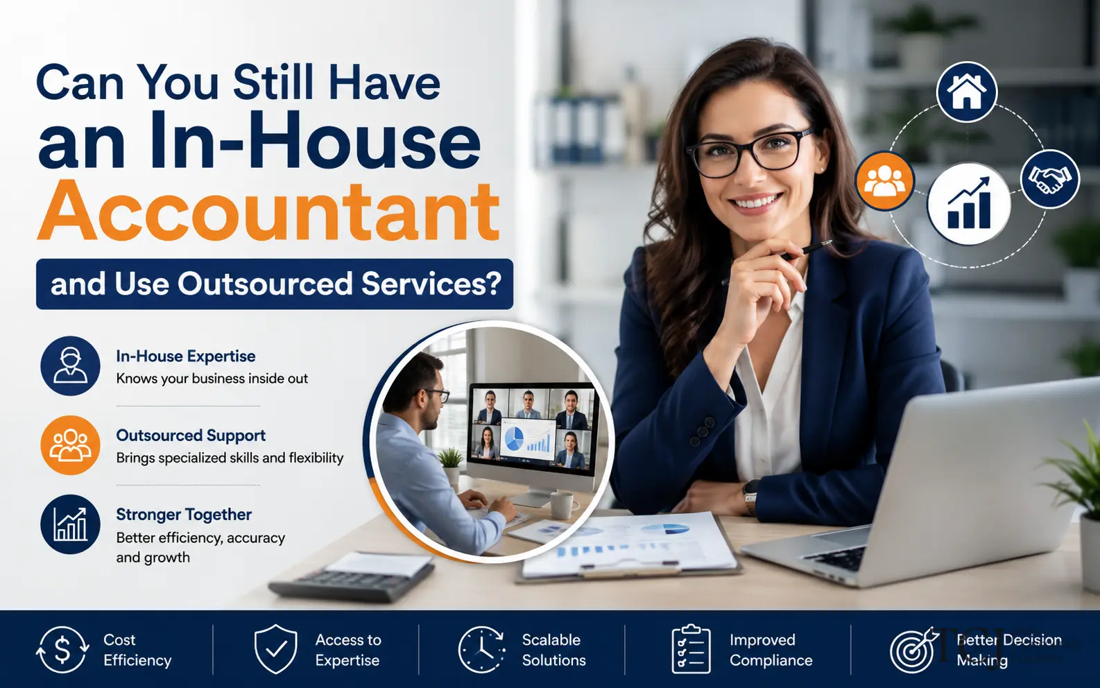 Can UAE Businesses Combine In-House and Outsourced Accounting?