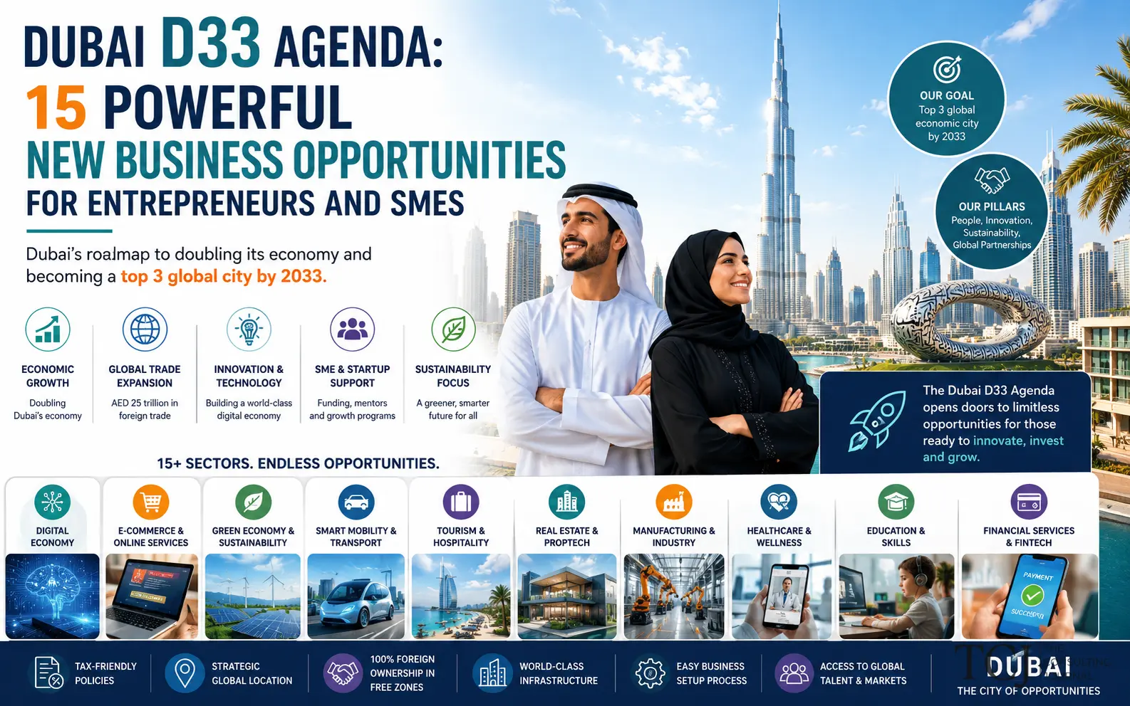 Dubai D33 Agenda: Practical Business Opportunities for SMEs and Founders