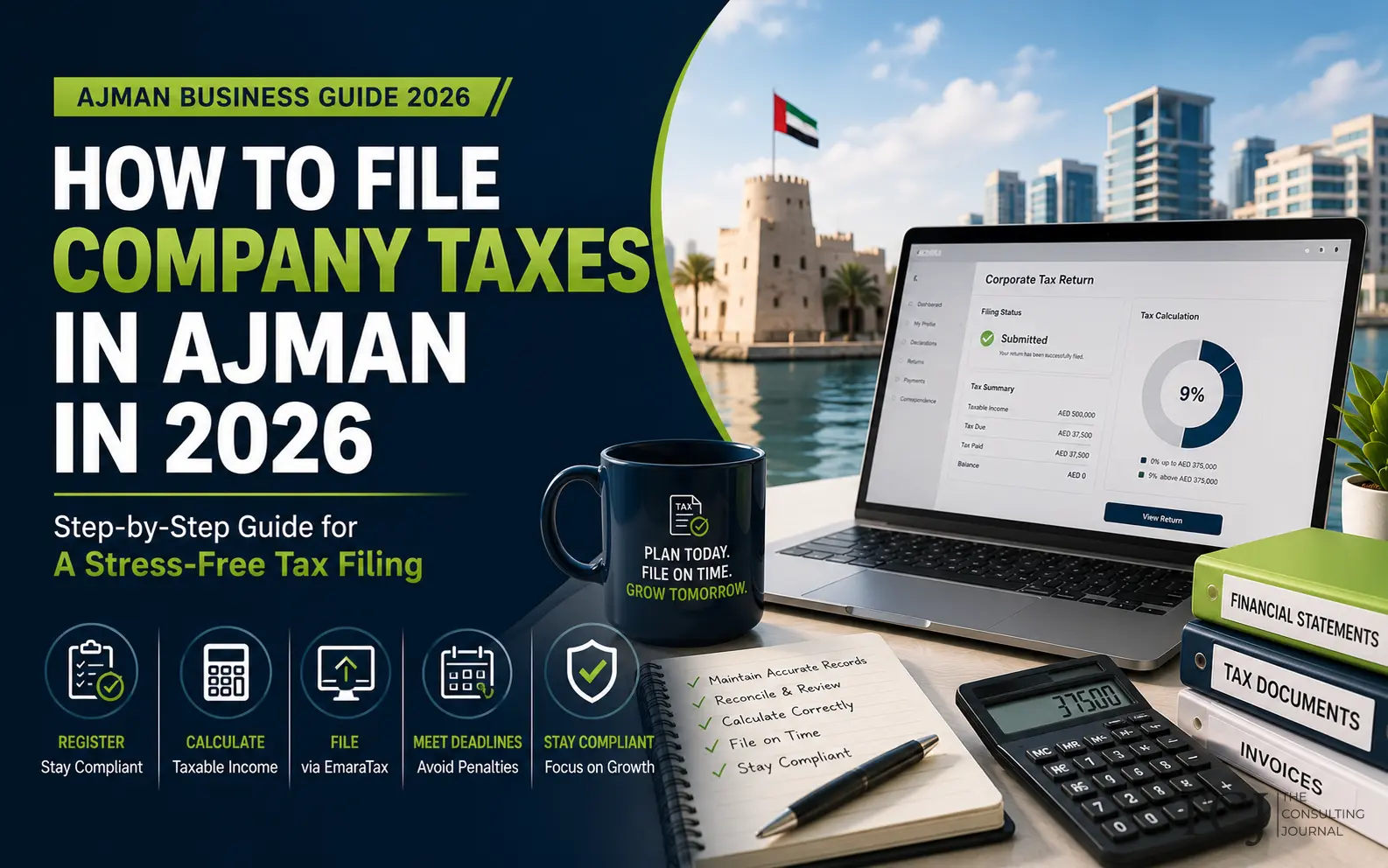 How to File Company Taxes in Ajman in 2026: Step-by-Step Guide