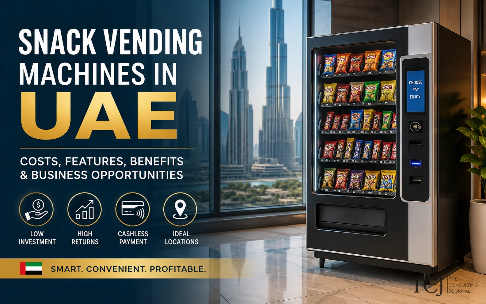 Snack Vending Machines in UAE: Costs, Profits and Business Setup