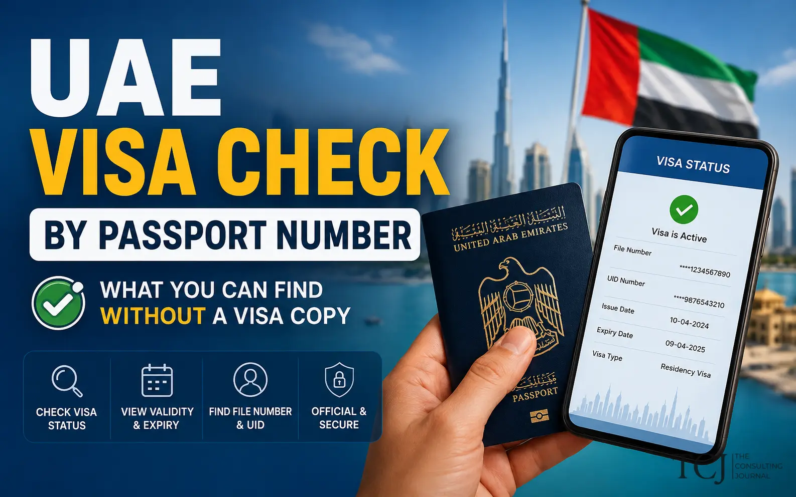 UAE Visa Check by Passport Number Without a Visa Copy