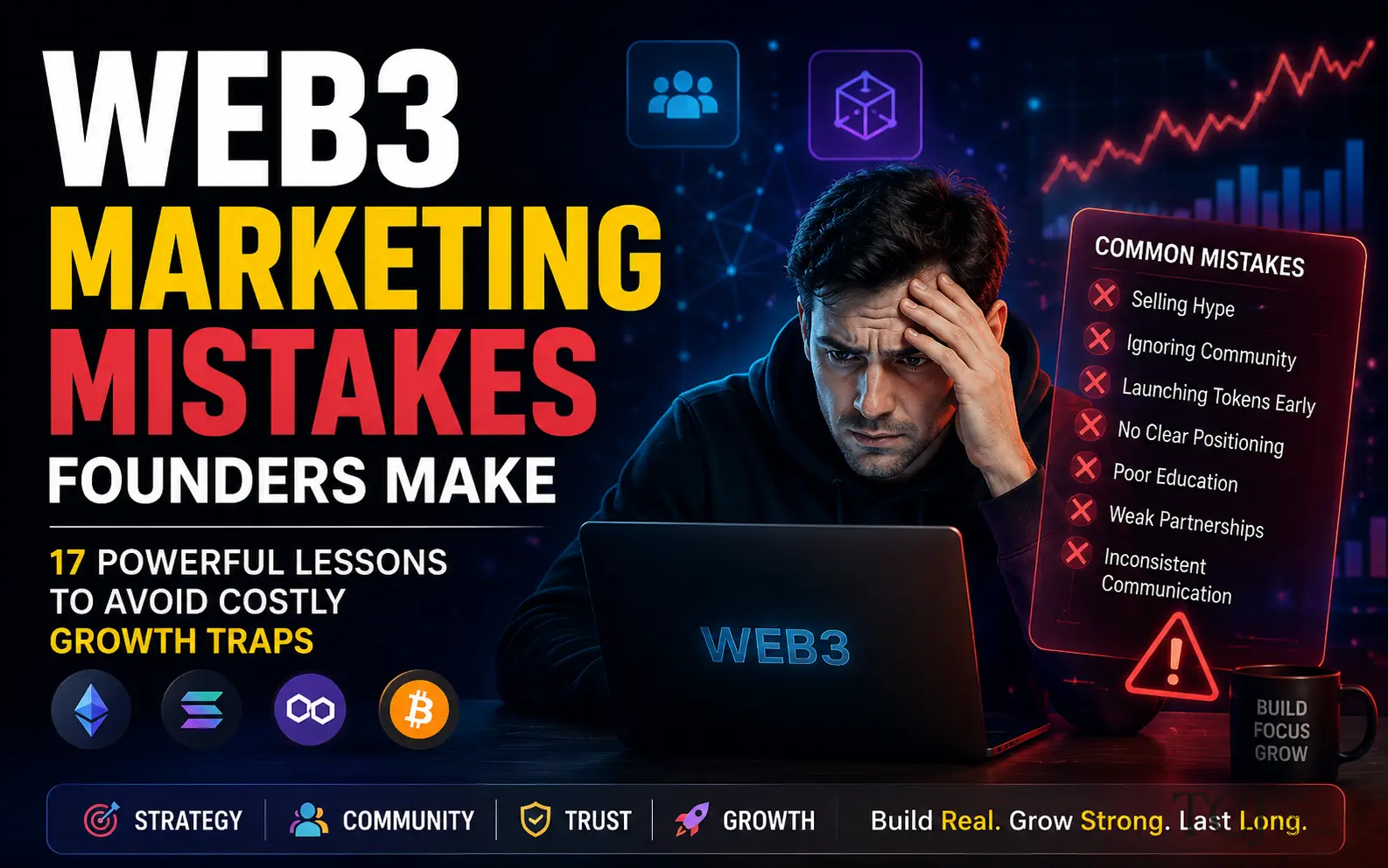 Web3 Marketing Mistakes Founders Make: 17 Lessons for Sustainable Growth