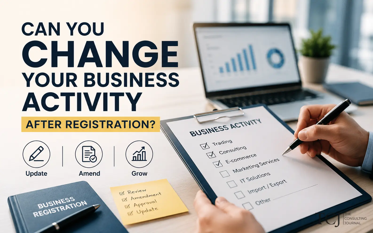Can You Change a Business Activity After Registration in the UAE?