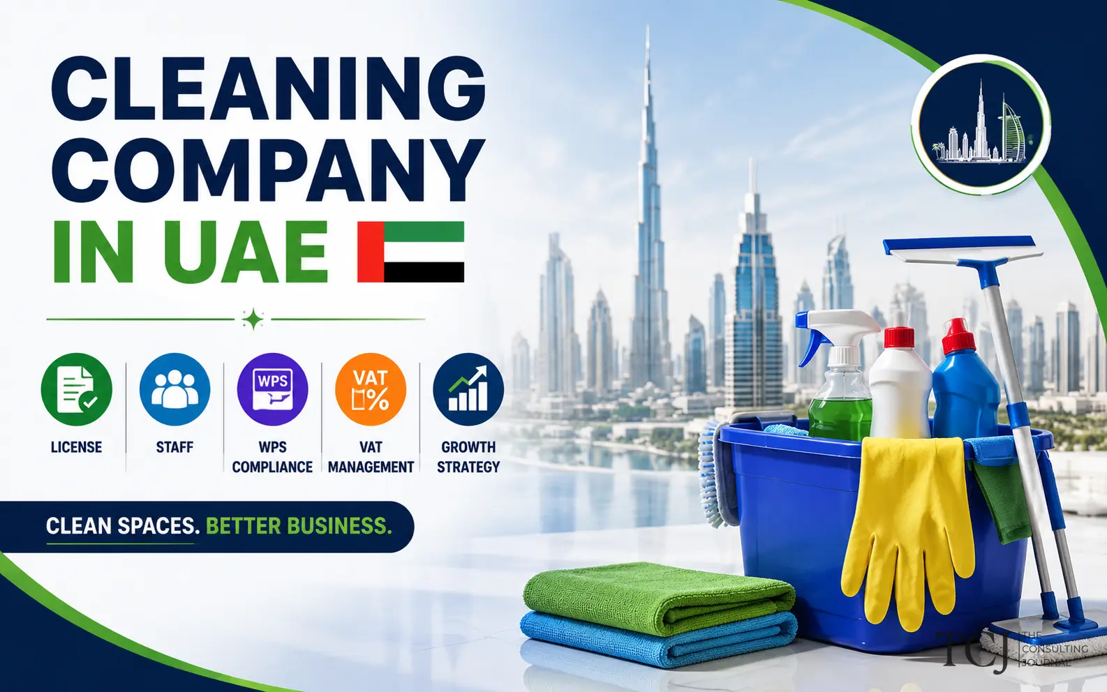 Cleaning Company in UAE: License, Staff, WPS, VAT and Growth Strategy