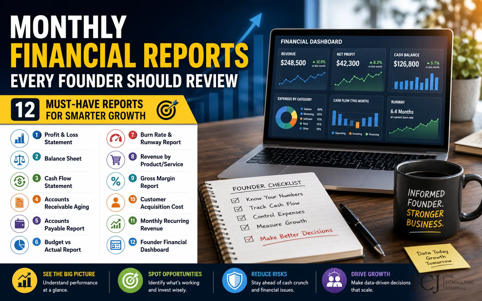Monthly Financial Reports Every Founder Should Review in the UAE
