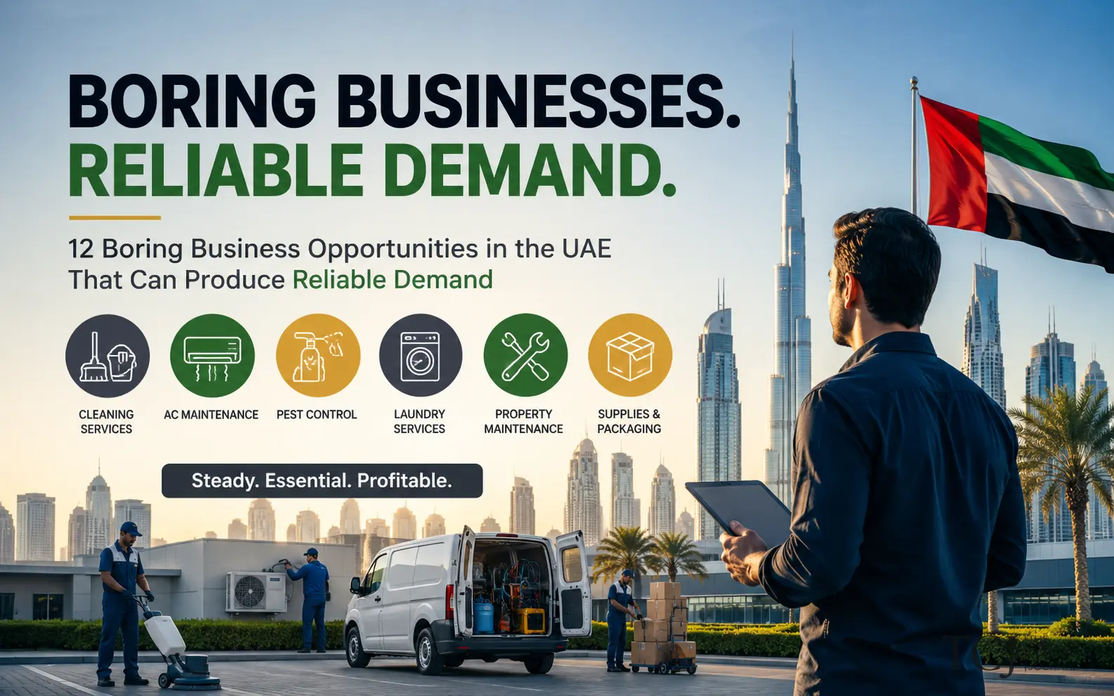 12 Boring Business Opportunities in the UAE With Reliable Demand