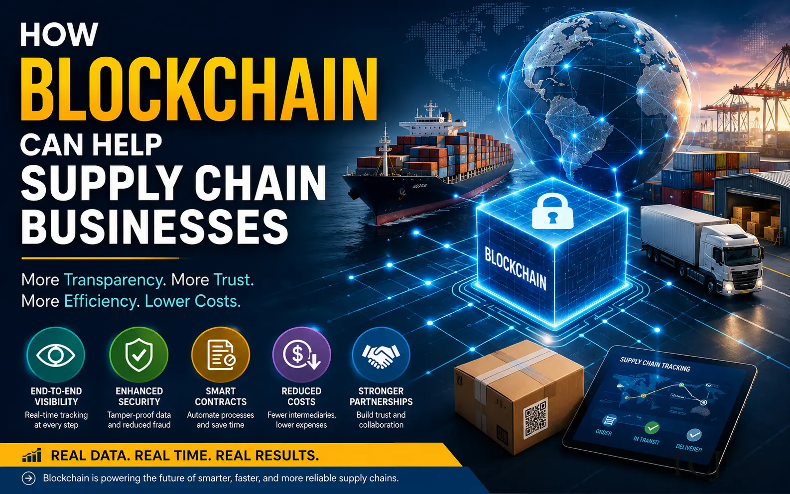How Blockchain Can Help Supply Chain Businesses Improve Efficiency