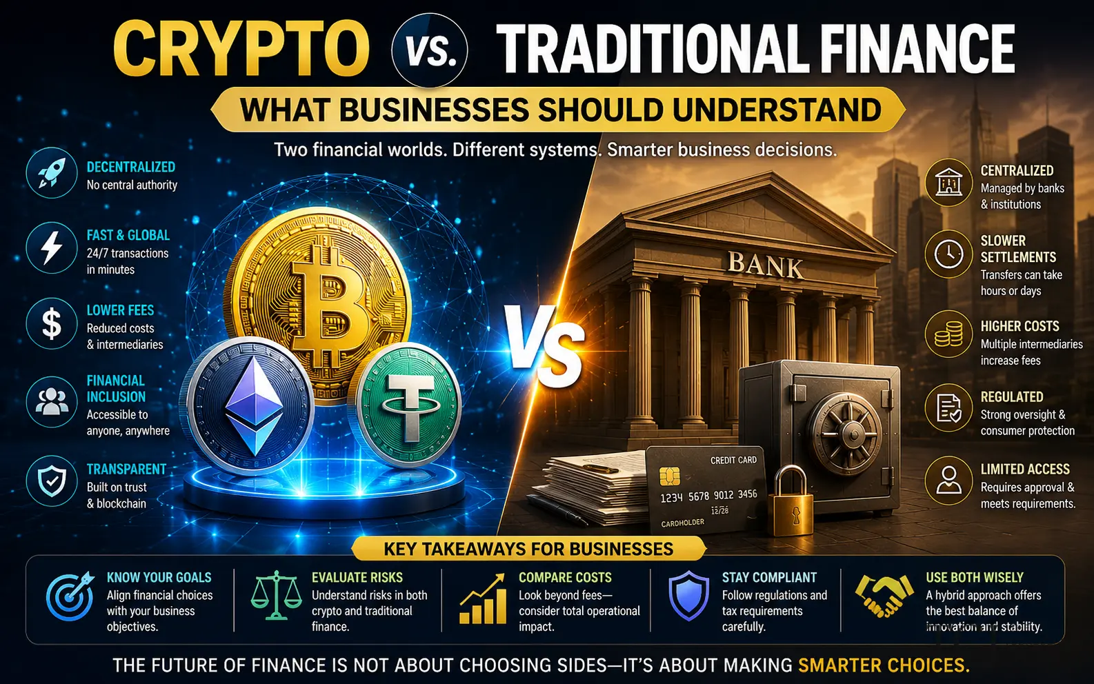 Crypto vs Traditional Finance: What UAE Businesses Should Understand