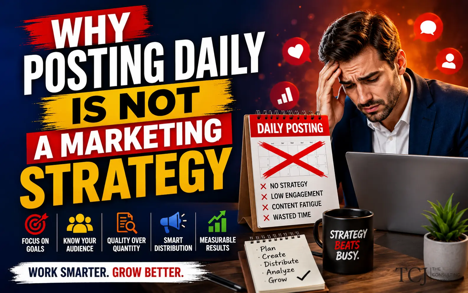 Why Posting Daily Is Not a Marketing Strategy