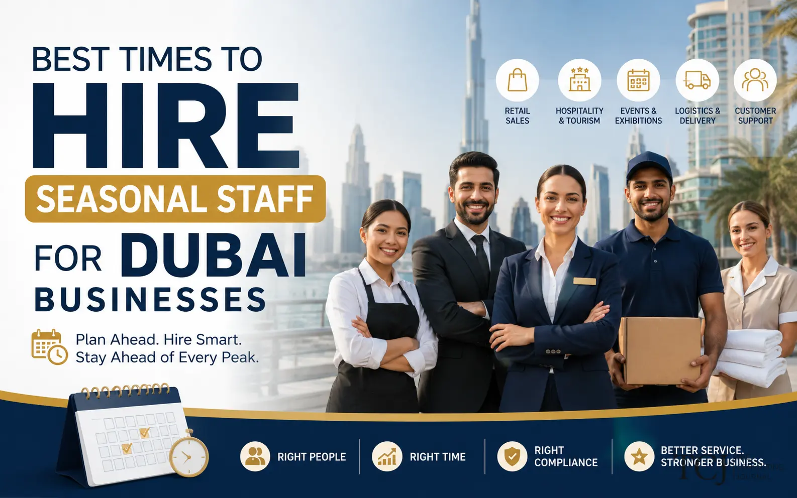 Best Times to Hire Seasonal Staff for Dubai Businesses