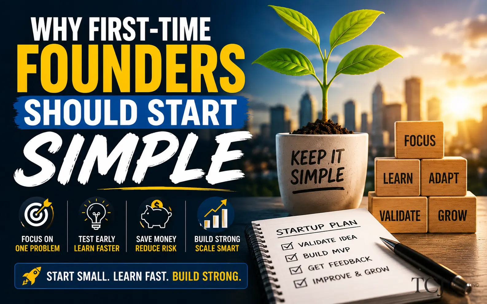 Why First-Time Founders Should Start Simple