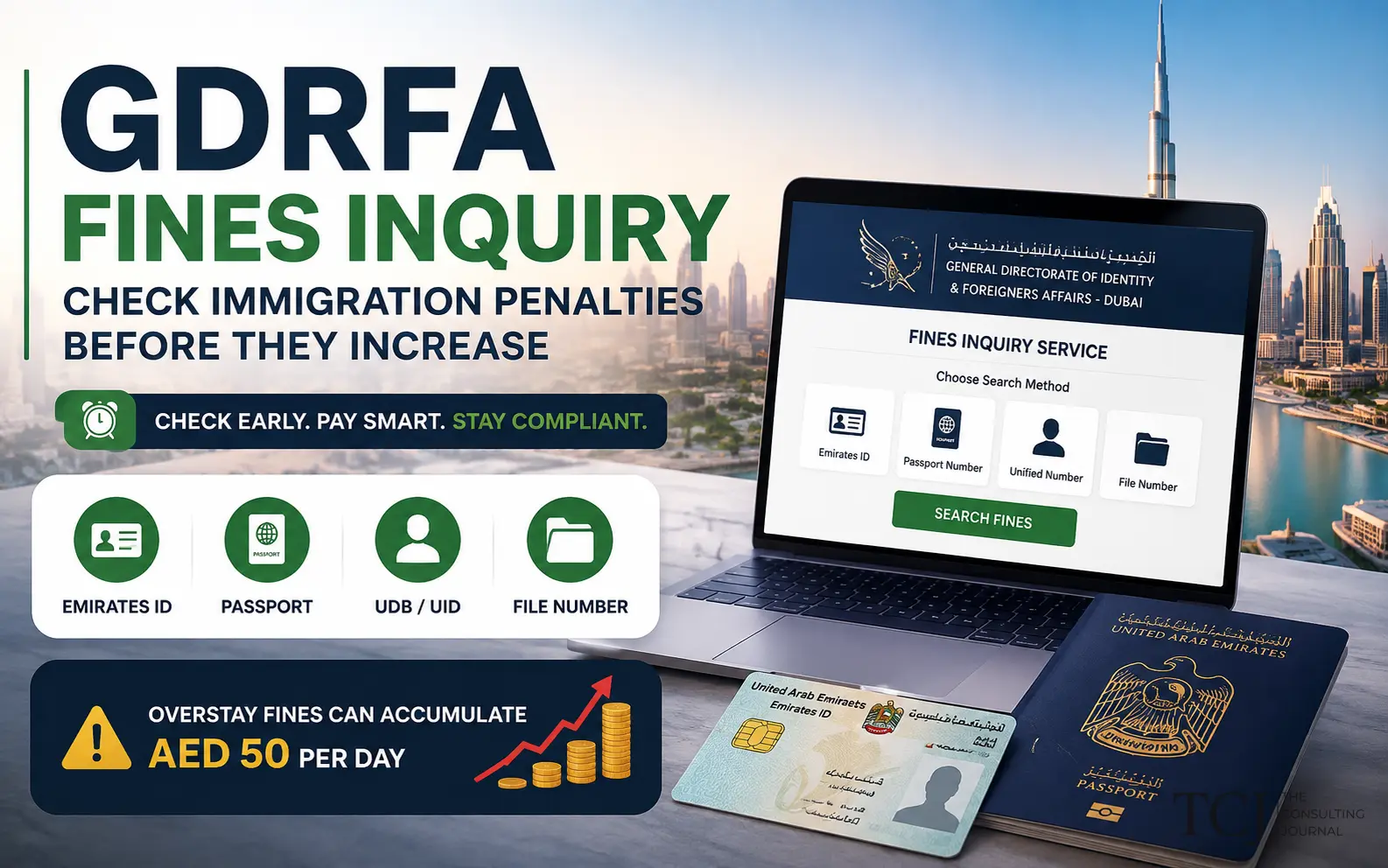 GDRFA Fines Inquiry in Dubai: How to Check Visa Fines Online
