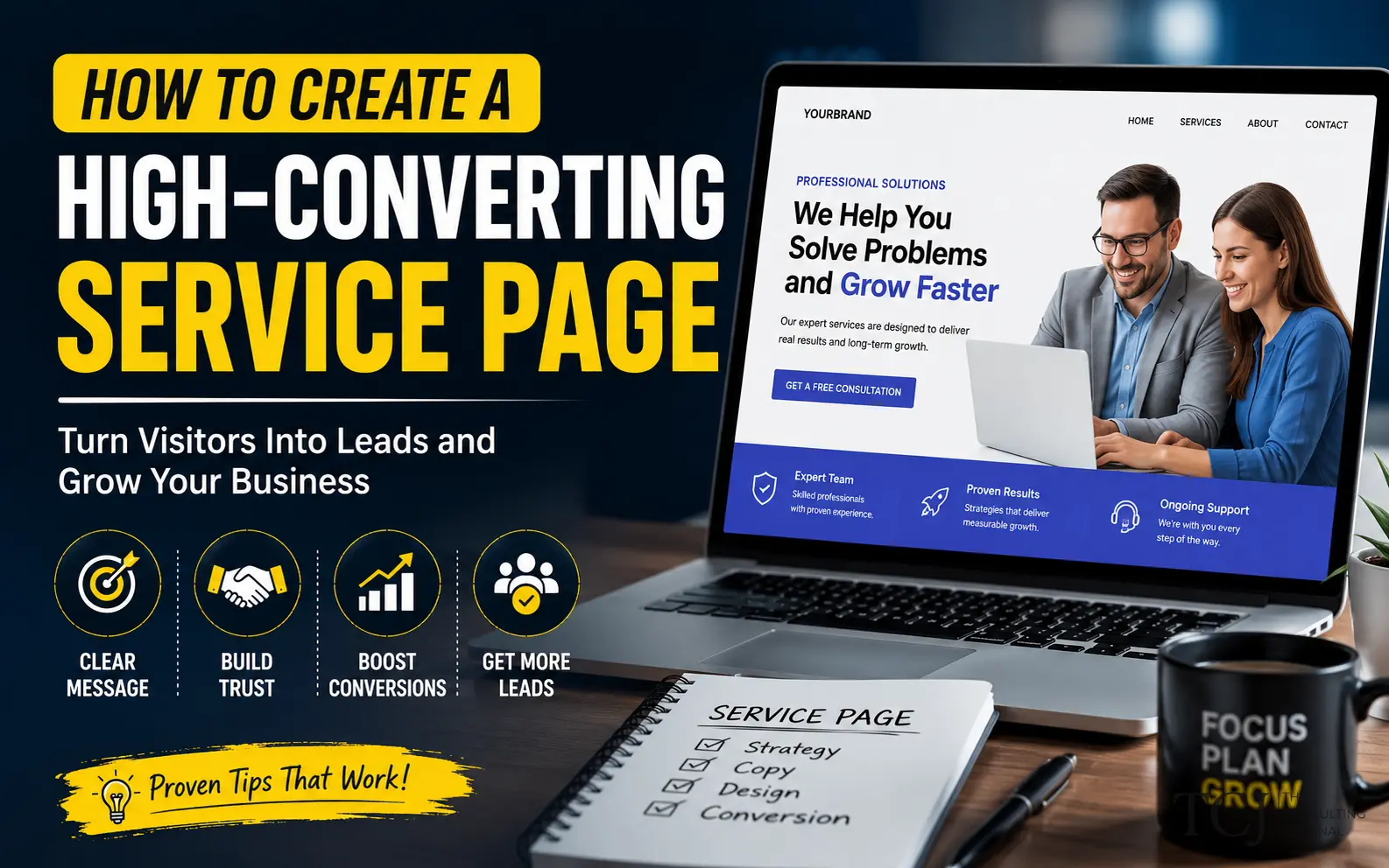 How to Create a High-Converting Service Page That Brings Better Leads