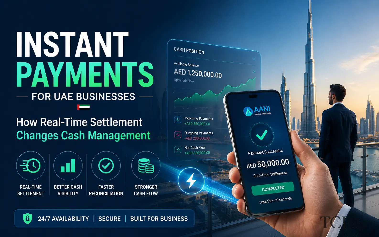 Instant Payments for UAE Businesses: How Real-Time Settlement Changes Cash Management
