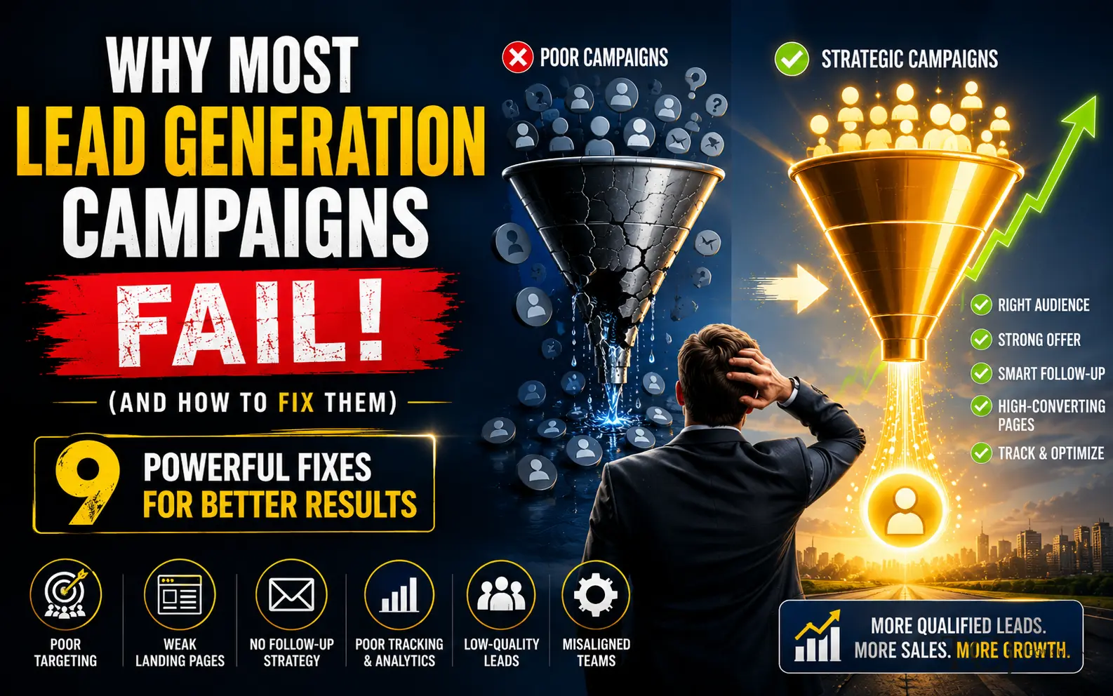 Why Lead Generation Campaigns Fail: 9 Practical Fixes