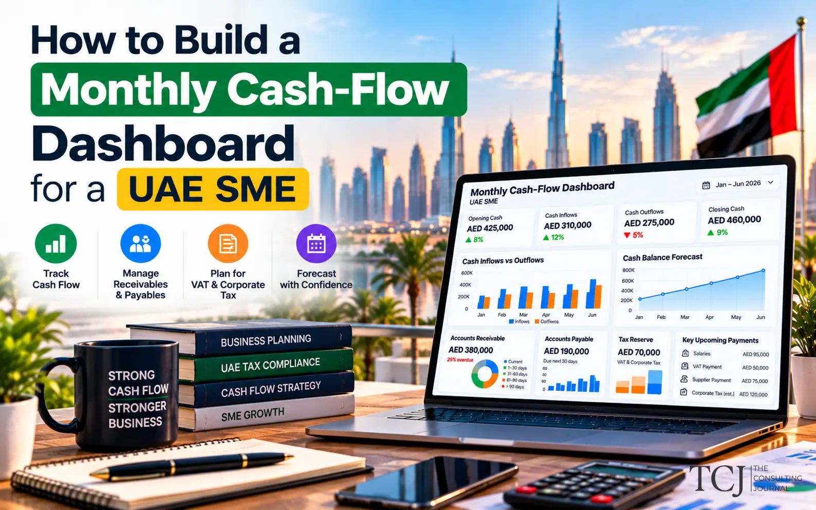 How to Build a Monthly Cash-Flow Dashboard for a UAE SME