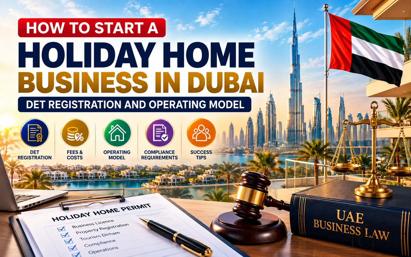 How to Start a Holiday Home Business in Dubai: DET Guide