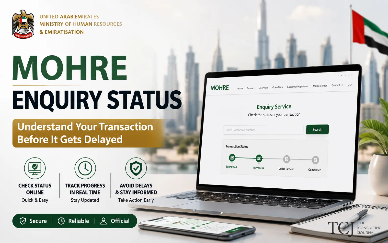 MOHRE Enquiry Status: How to Check and Follow Up on a UAE Transaction