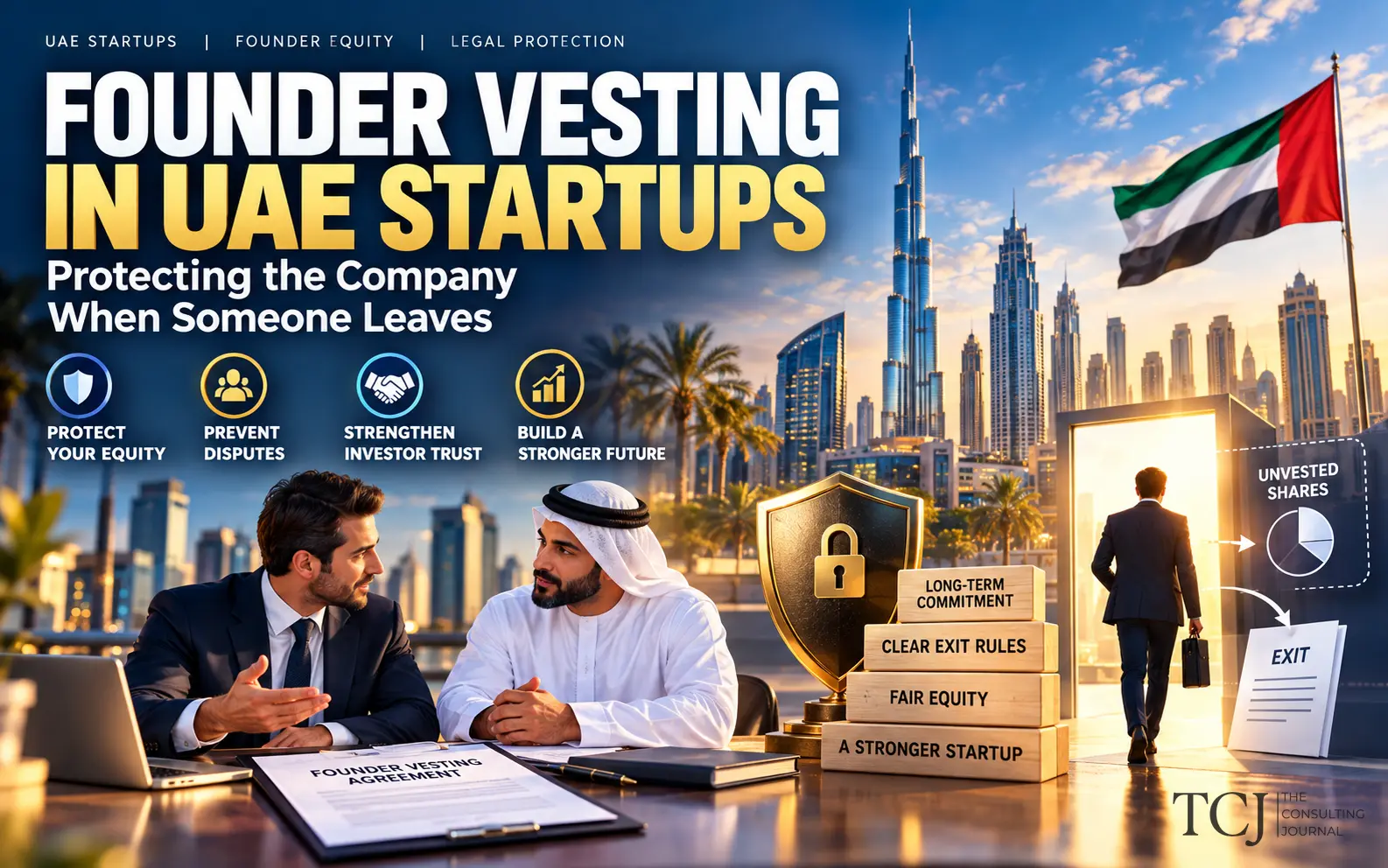 Founder Vesting in UAE Startups: How to Protect Equity When a Co-Founder Leaves