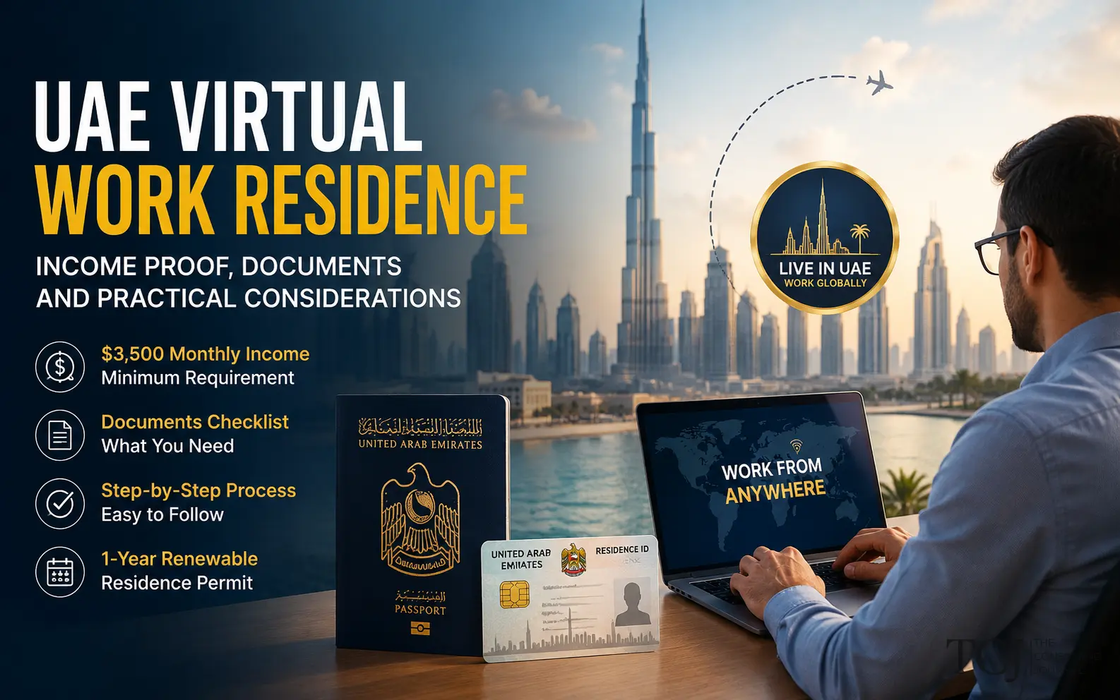 UAE Virtual Work Residence: Income Proof, Documents and Practical Considerations