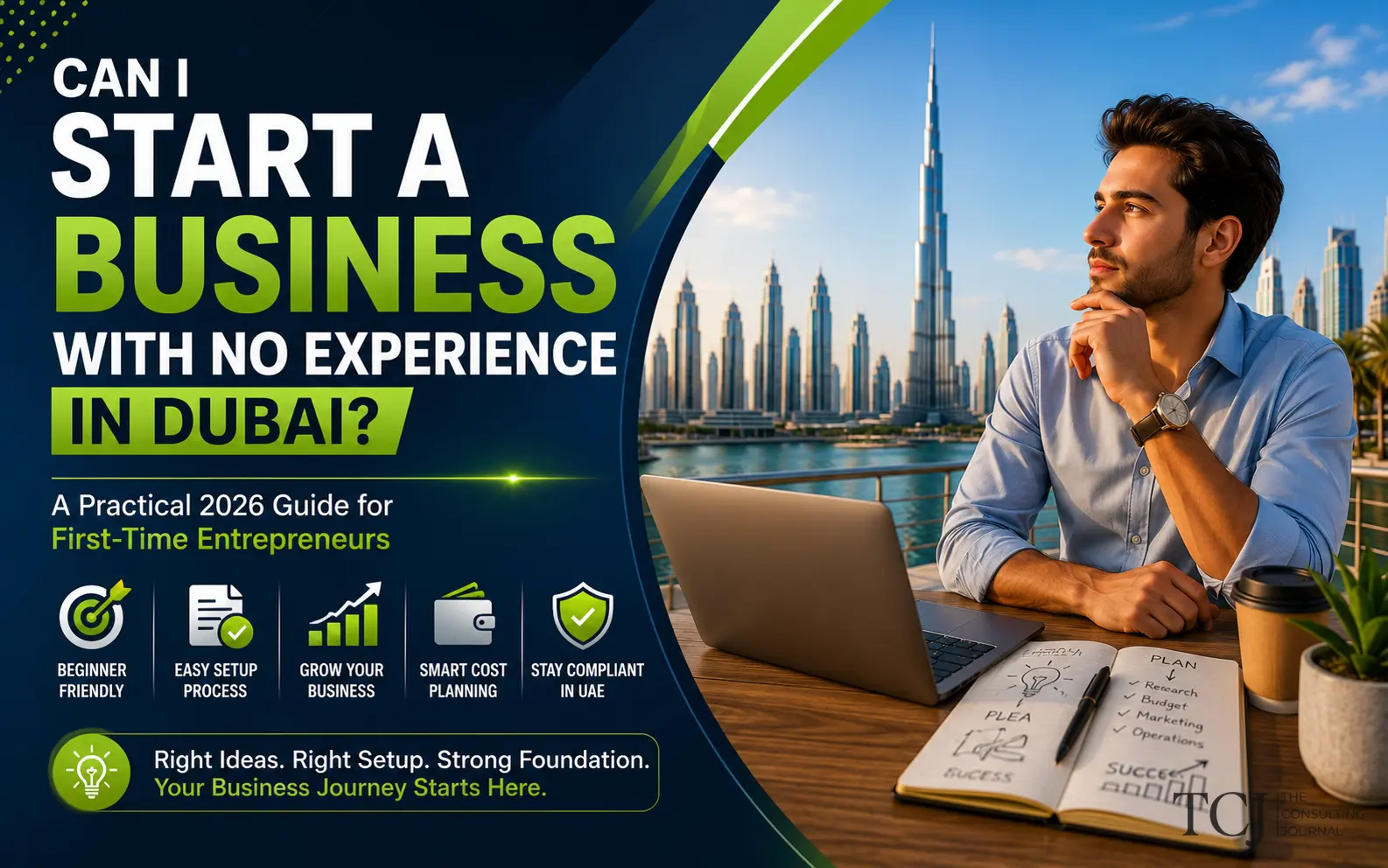 Can I Start a Business With No Experience in Dubai? 2026 Beginner's Guide