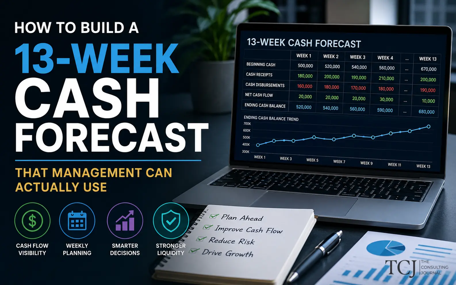 How to Build a 13-Week Cash Forecast Management Can Use