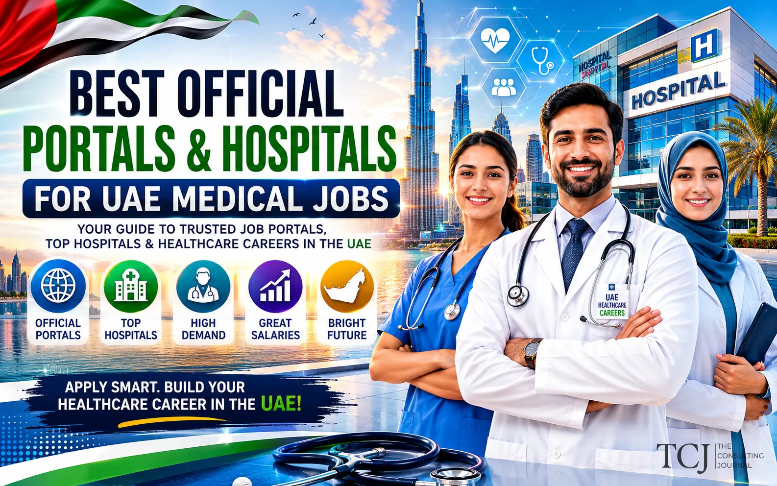 Best Official Portals and Hospitals for UAE Medical Jobs