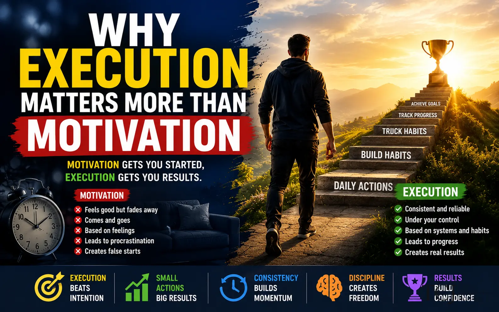 Why Execution Matters More Than Motivation in Business