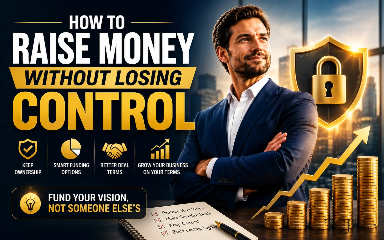 How to Raise Money Without Losing Control: 9 Founder-Smart Funding Options